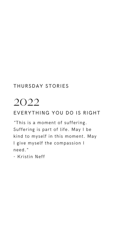 Be patient with yourself