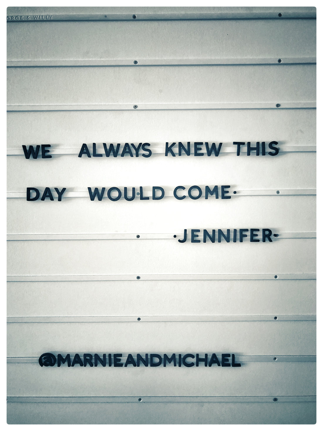 Jennifer's Journal, Entry 1