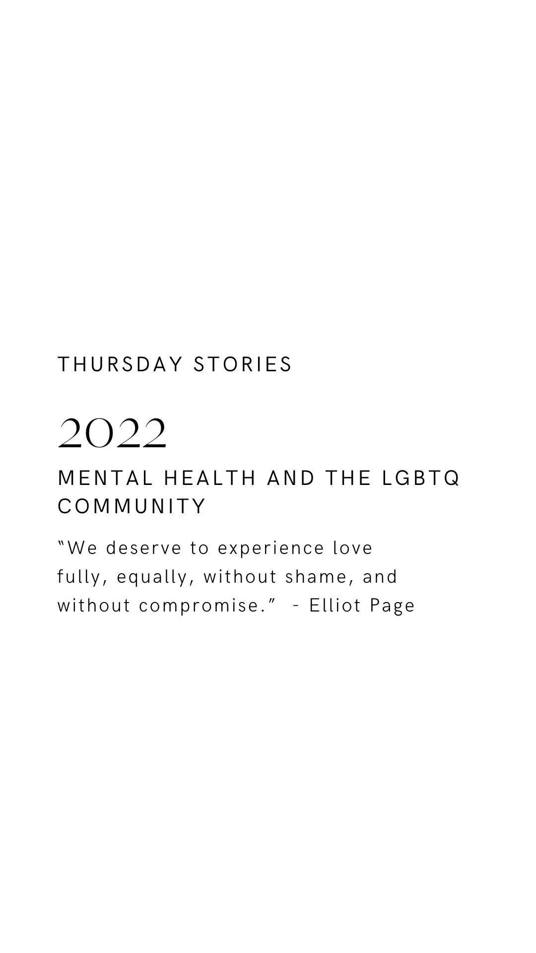 Mental Health and the LGBTQ Community